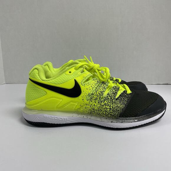 Nike Air Zoom Vapor X HC Volt Black Spray AA8030 702 Size 7 Tennis Shoes Court main image 8